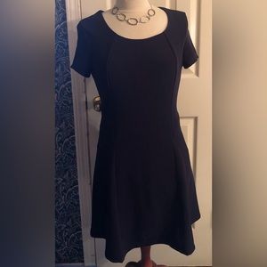 Nwot Coverii Navy Blue fit and flare Dress large